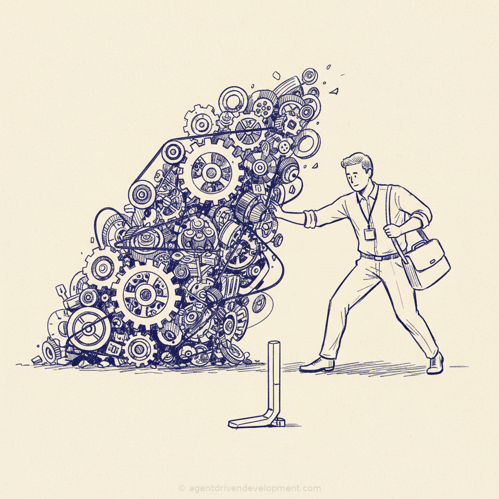 Pen doodle illustration for first-principles-for-ai-native-engineering-execution