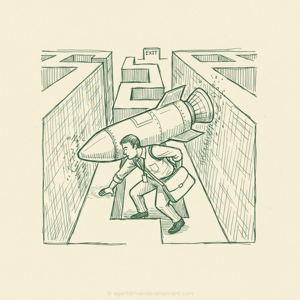 Pen doodle illustration for leading-ai-in-the-constraints