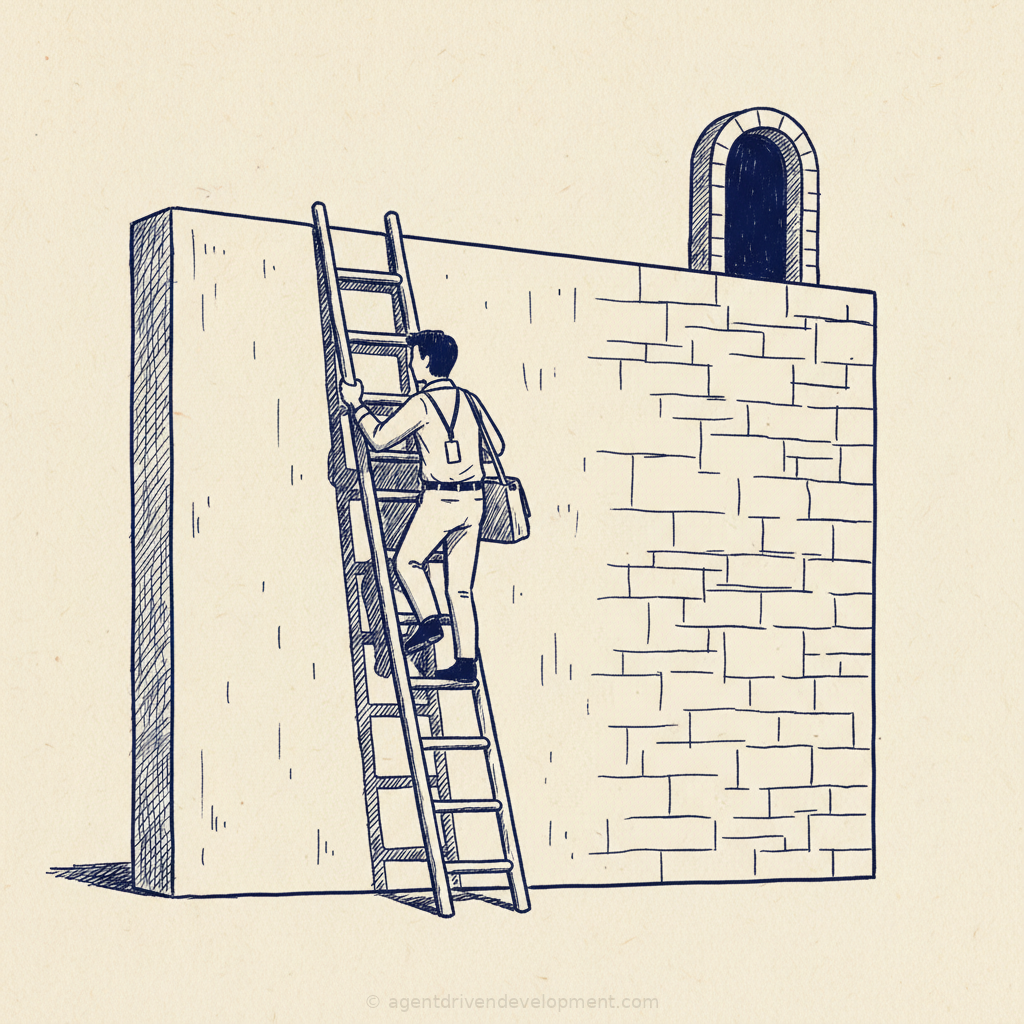 Pen doodle illustration for what-got-you-here-wont-keep-you-here-a-letter-to-engineering-directors