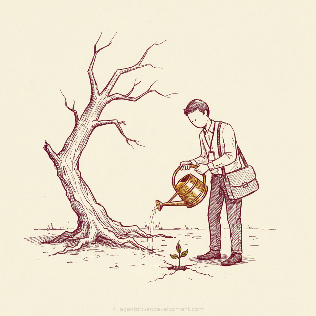 Pen doodle illustration for your-ai-investment-is-failing-heres-why