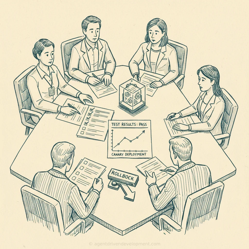 Pen doodle illustration for You Trust the Contractor. Why Do You Not Trust the Frontier Model?